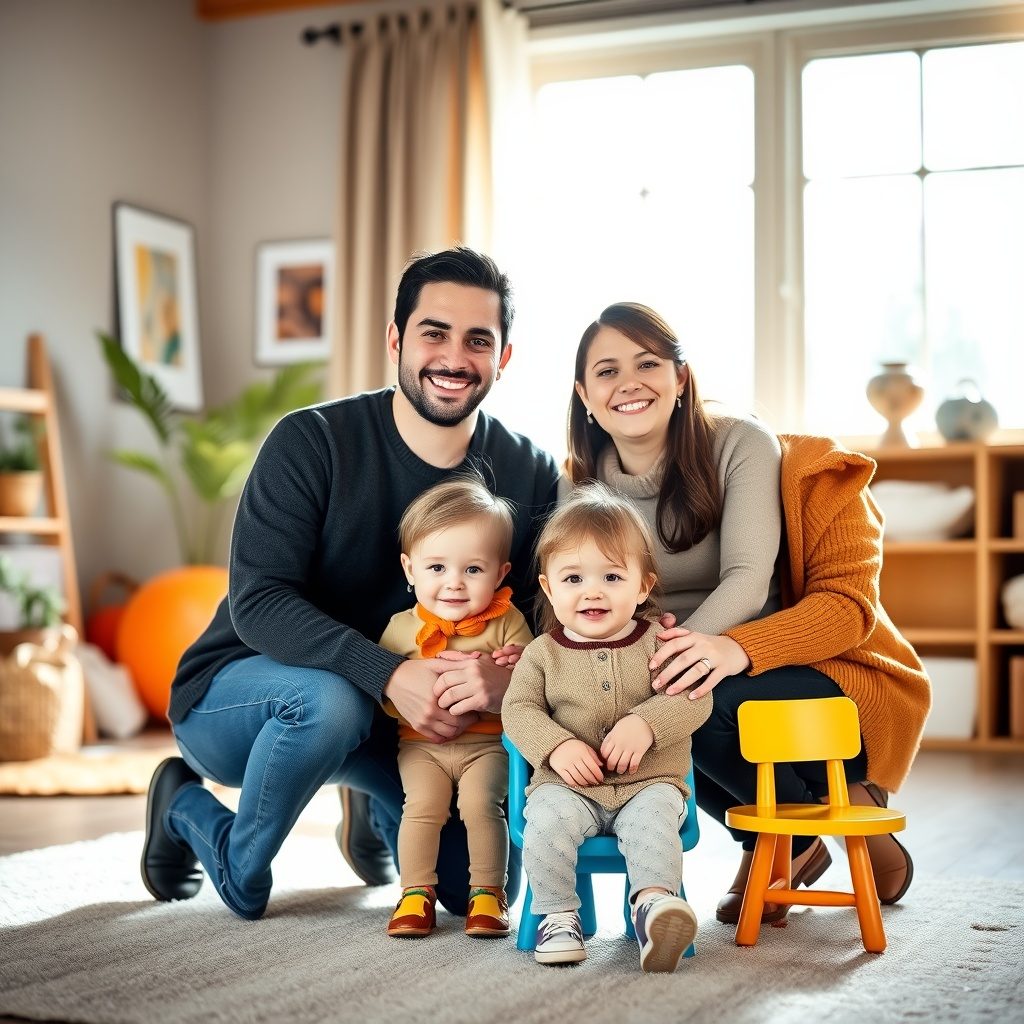 Family portrait session example