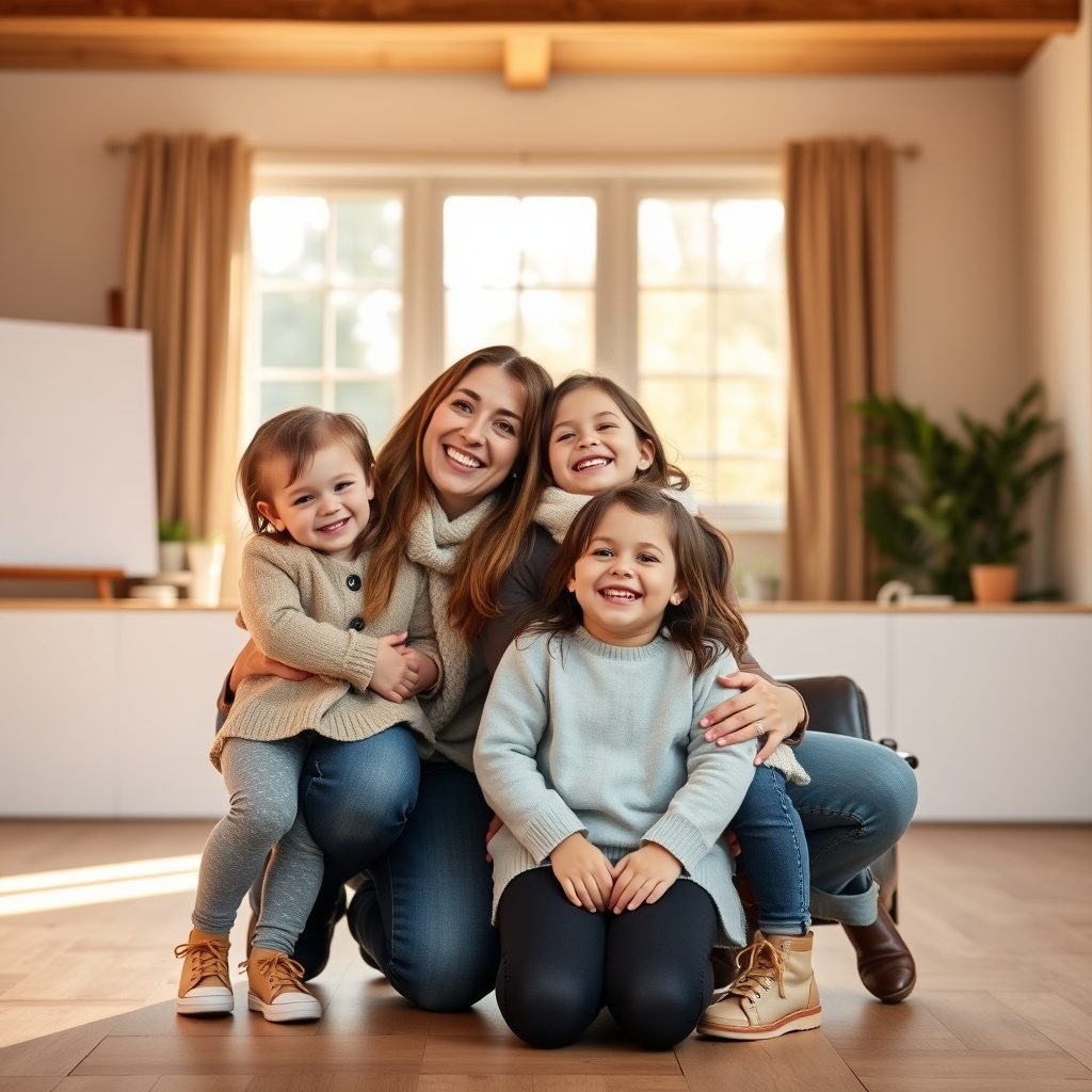 Family portrait session at Family Photo studio