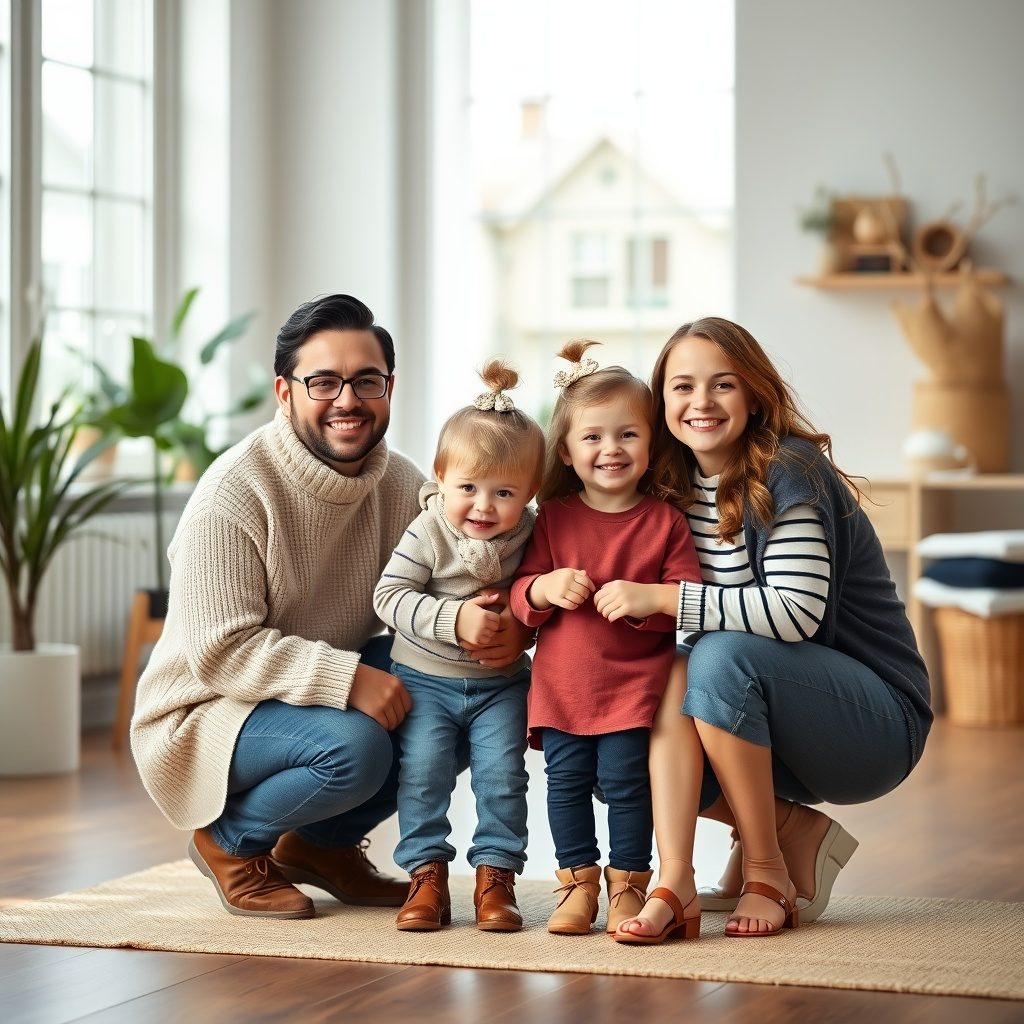 Family portrait session example
