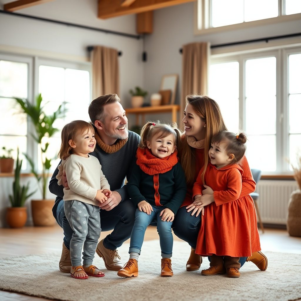 Family portrait session example